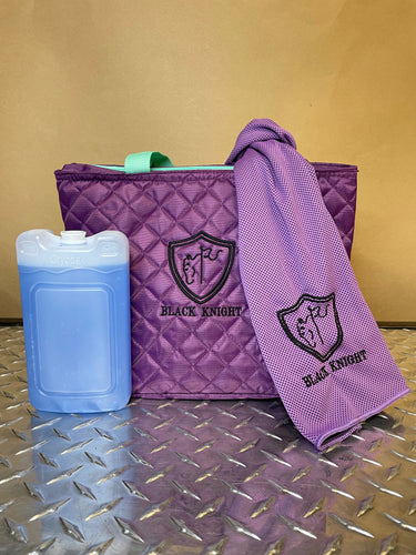 COOLER TOTE & COOLING TOWEL PURPLE